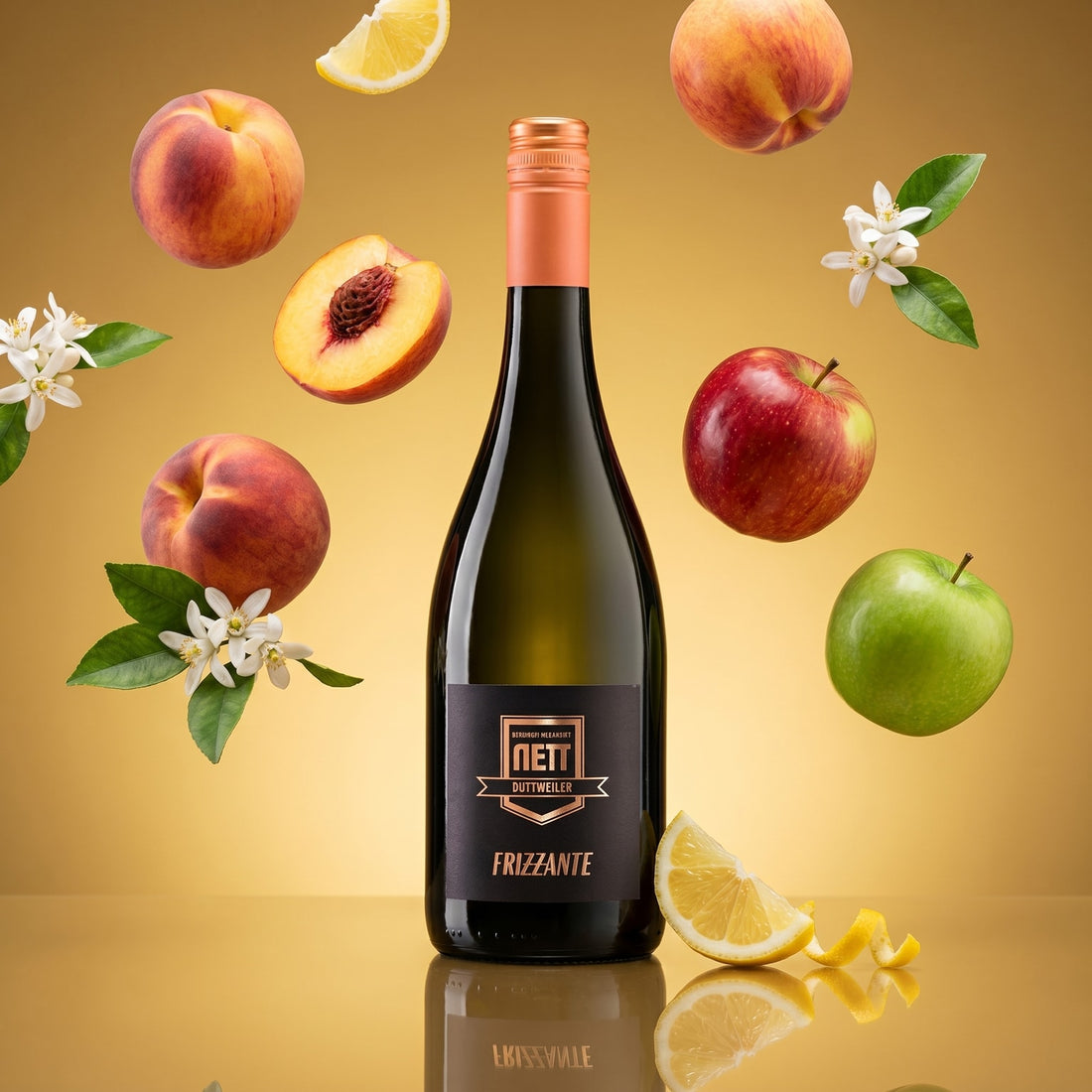 Frizzante Entalkoholisiert - Bergdolt Reif & Nett – Aromabild