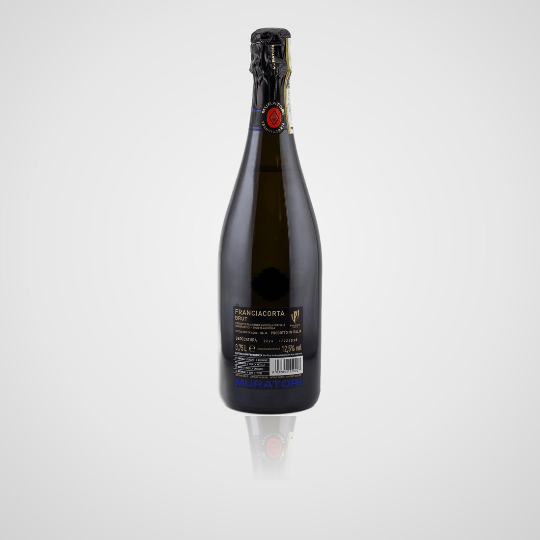 Franciacorta Brut weiß - Muratori – Rückseite