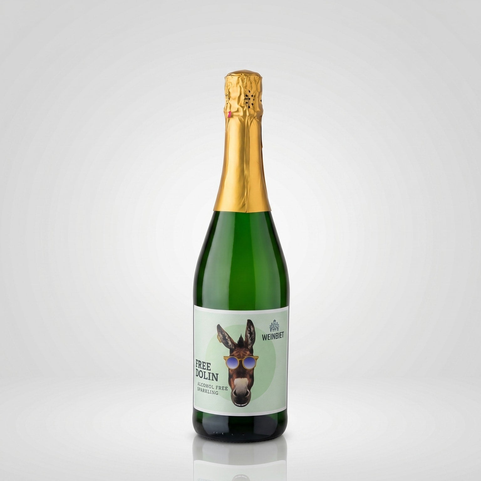 FreeDolin Alcohol Free Sparkling - Weinbiet – Vorderseite