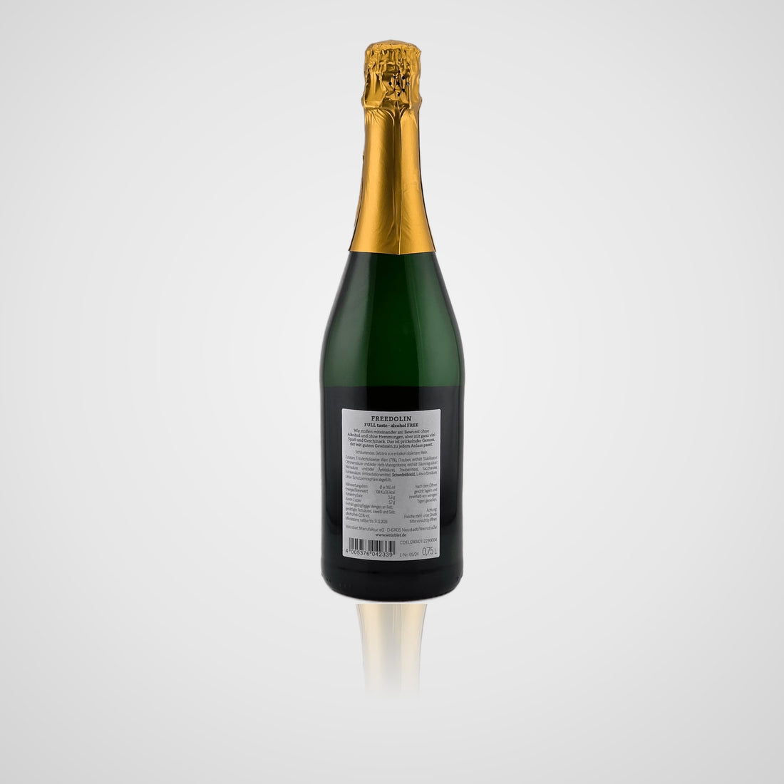 FreeDolin Alcohol Free Sparkling - Weinbiet – Rückseite