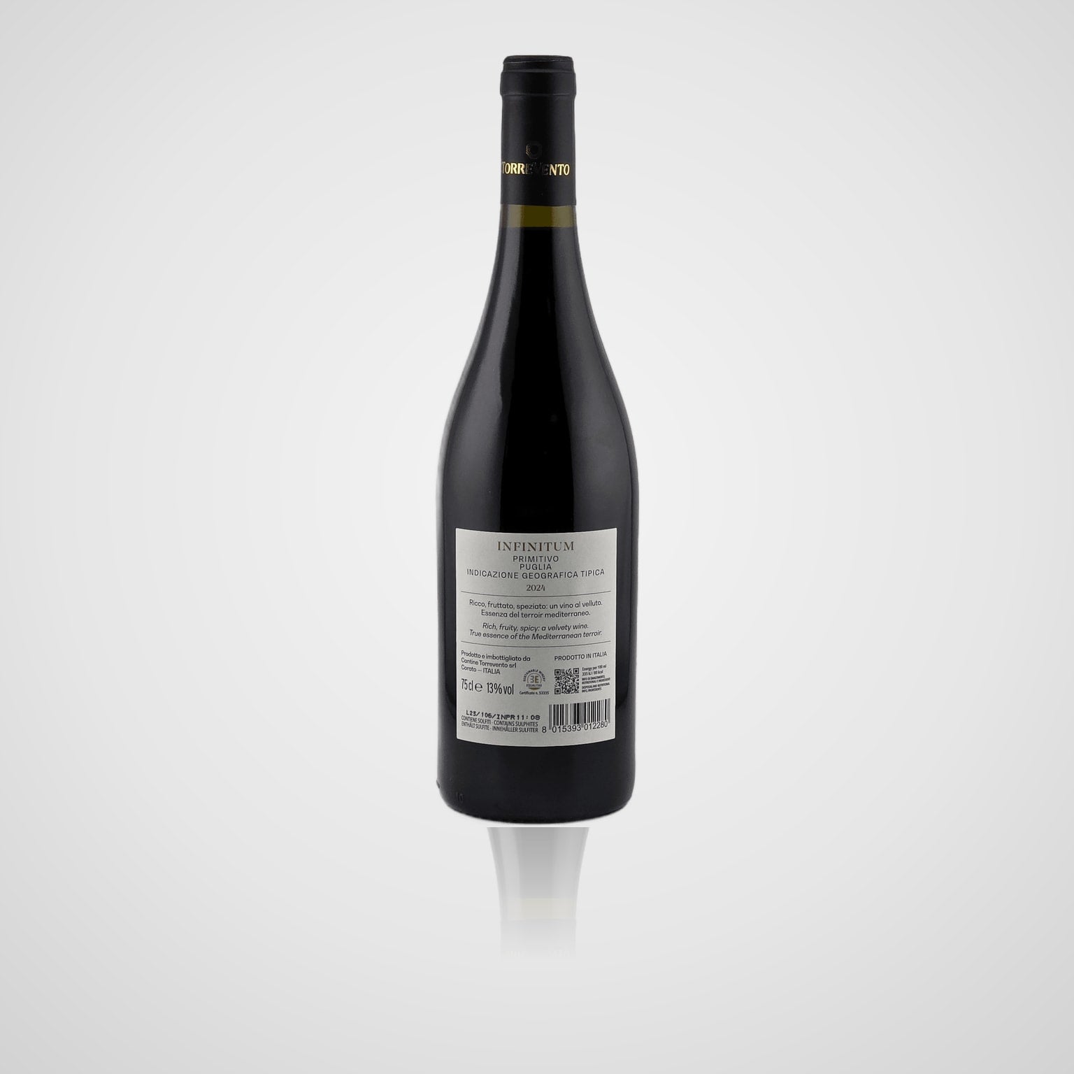Infinitum Primitivo - Torrevento – Rückseite
