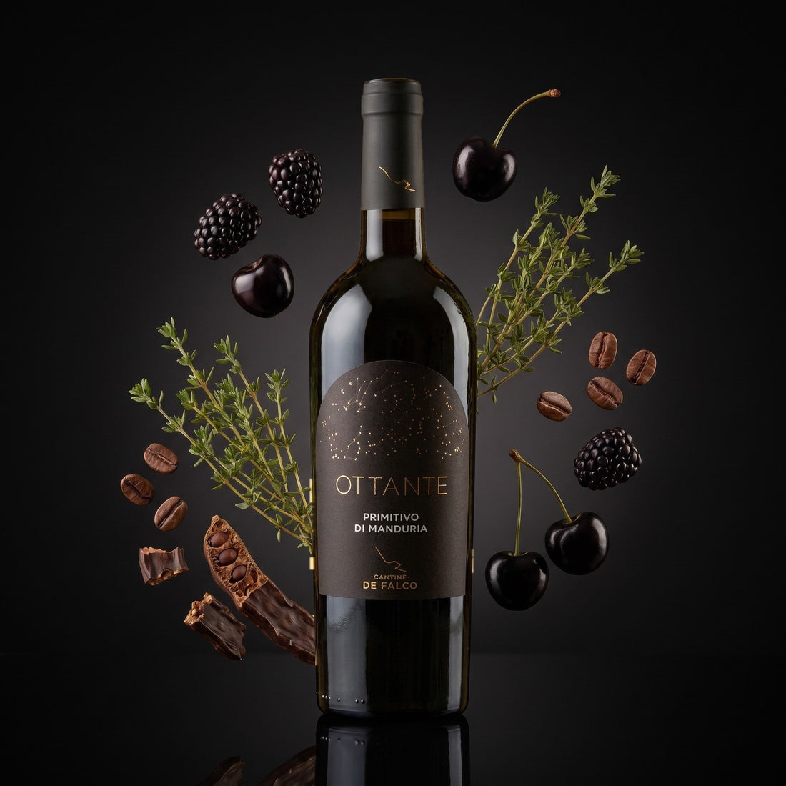 Ottante Primitivo - Cantine der Falco – Aromabild