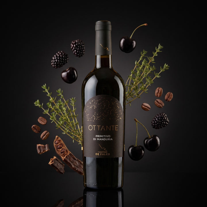 Ottante Primitivo - Cantine der Falco – Aromabild