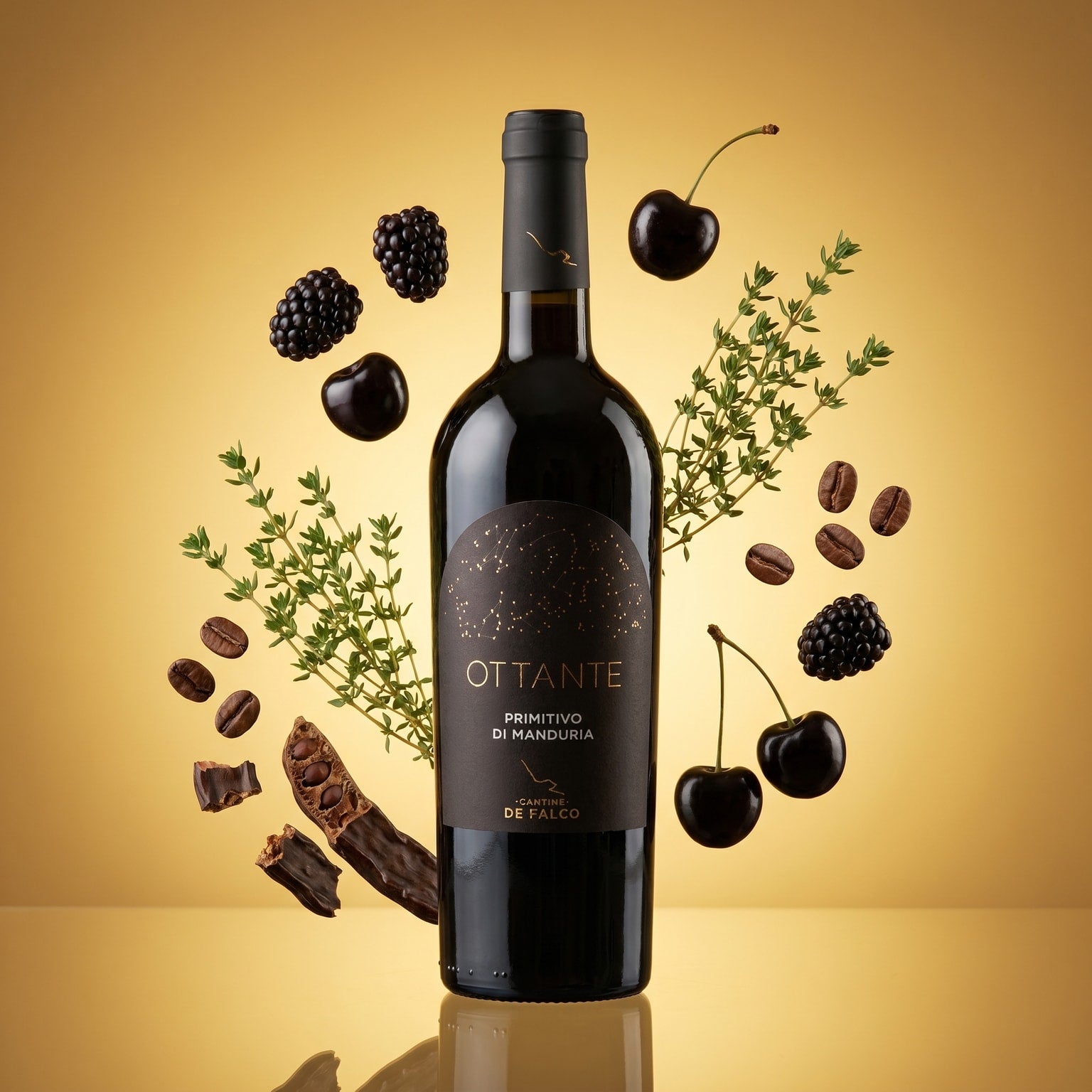 Ottante Primitivo - Cantine der Falco – Aromabild
