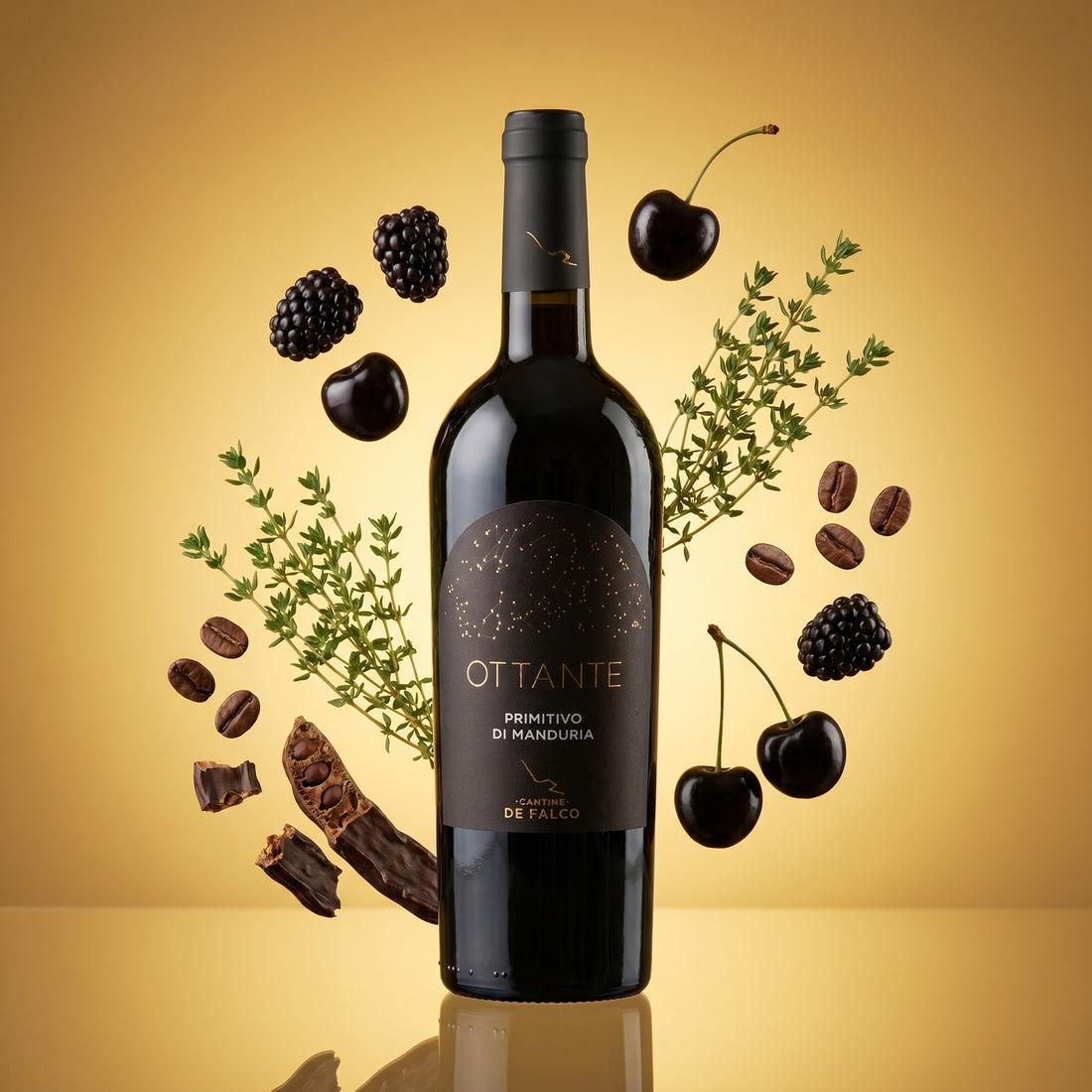 Ottante Primitivo - Cantine der Falco – Aromabild