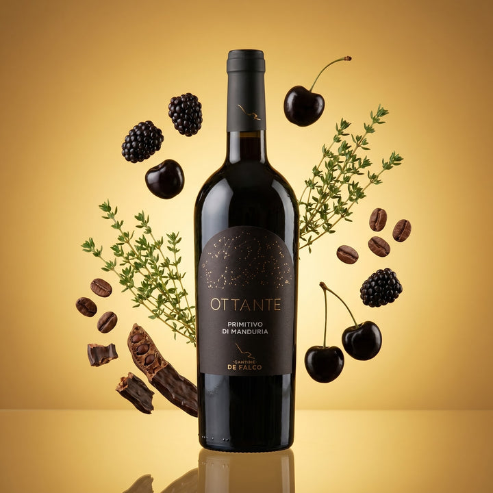 Ottante Primitivo - Cantine der Falco – Aromabild