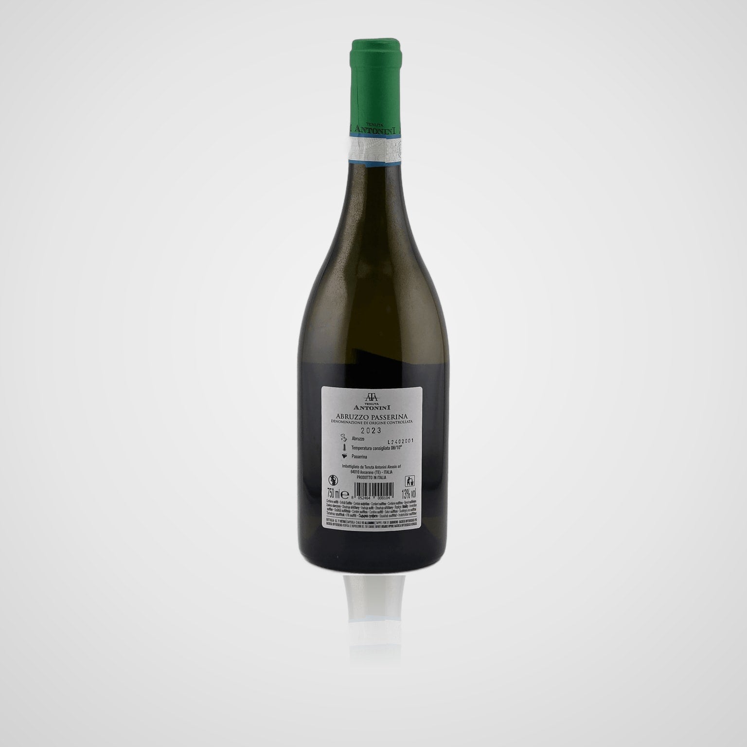 Passerina Abruzzo - Tenuta Antonini – Rückseite