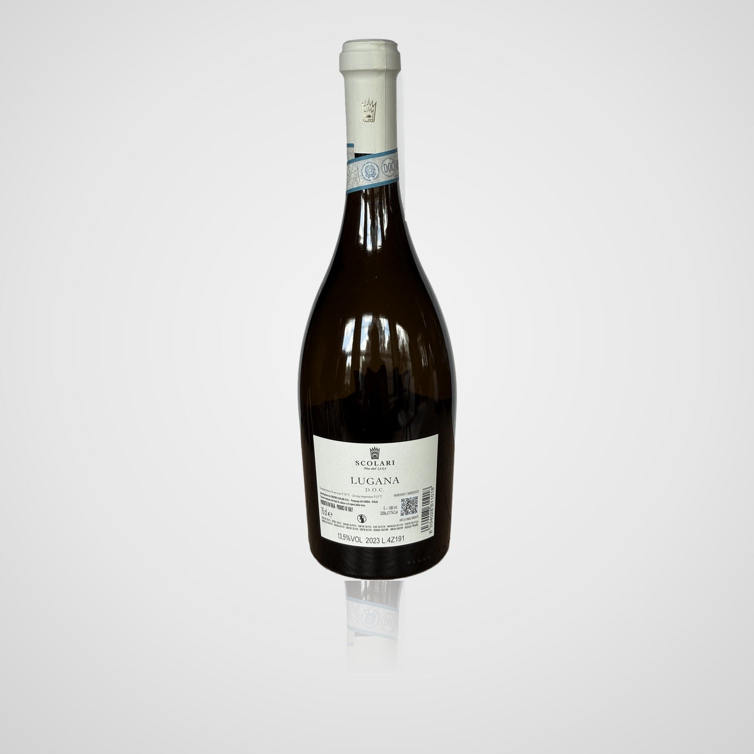 Lugana DOC Premium - Scolari – Rückseite