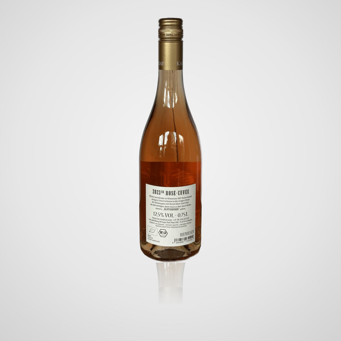 Blutsbruder Rosé - Karl May – Rückseite
