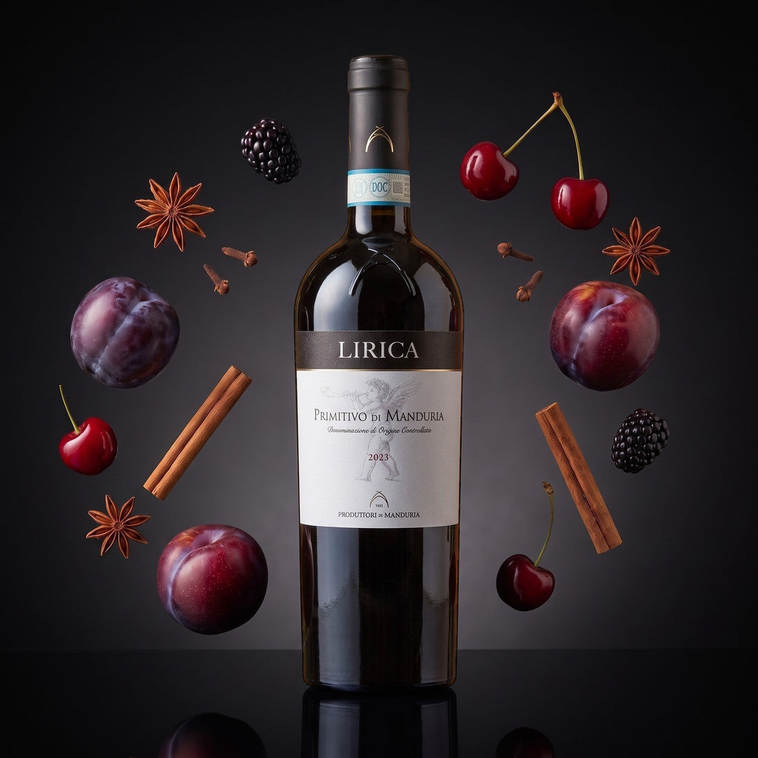 Lirica Primitivo - Produttori di Manduria – Aromabild