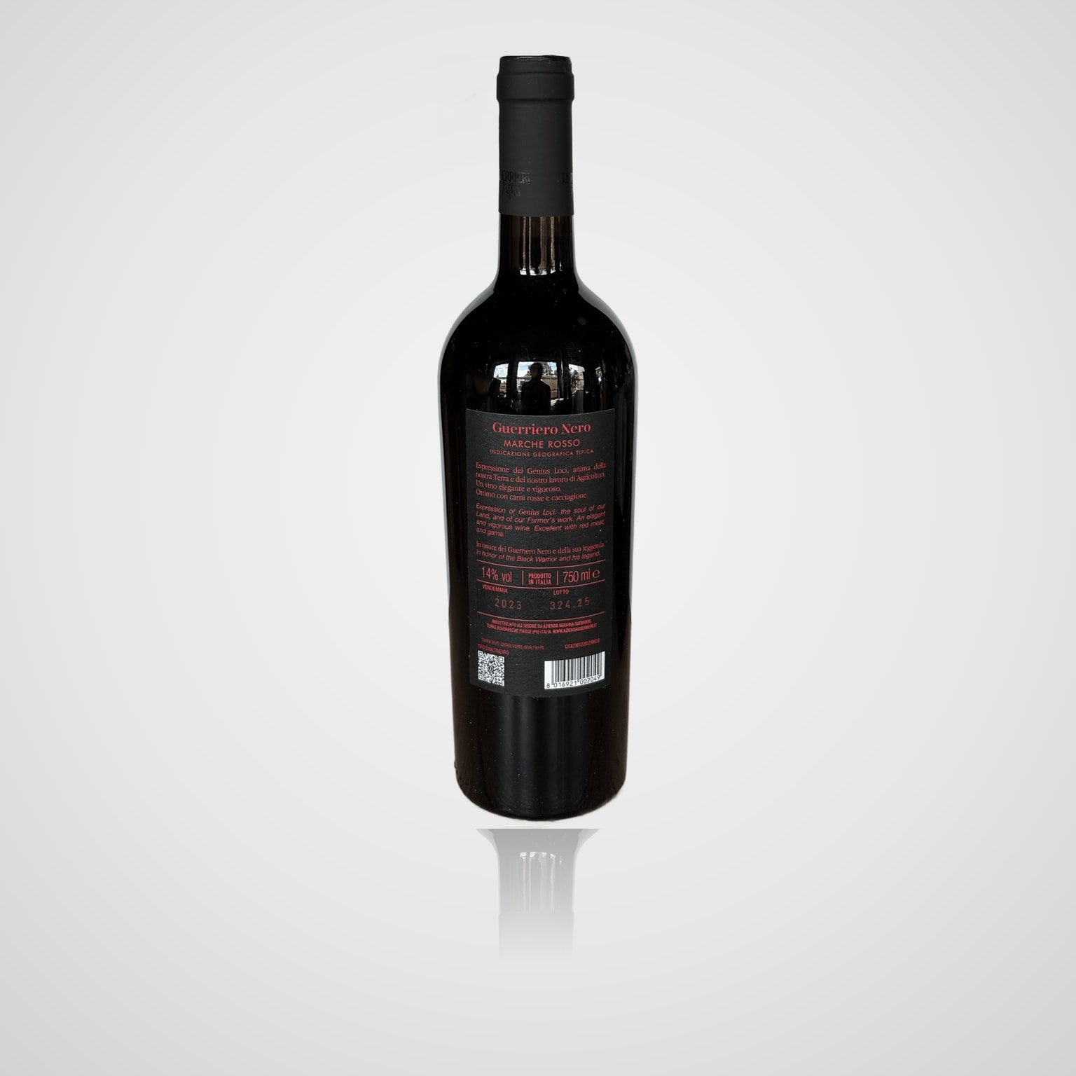 Guerriero Nero - Azeinda Agraria Guerriero – Rückseite