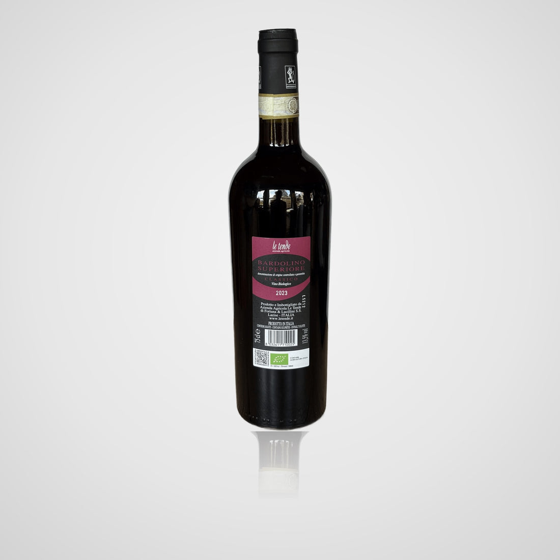 Bardolino Superiore Classico DOCG - Le Tende – Rückseite