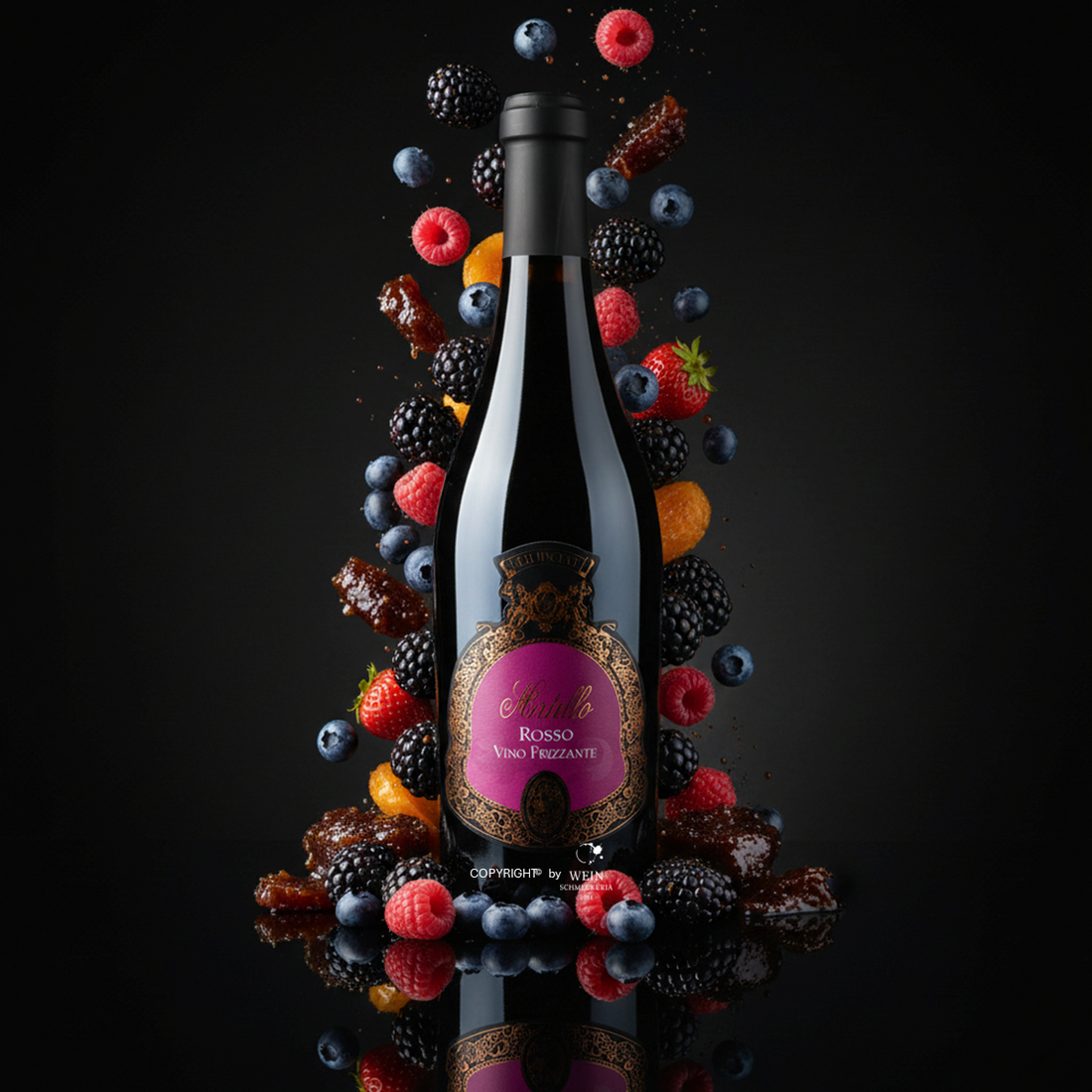 Mirtillo Rosso Frizzante - F.lli Vincenzi